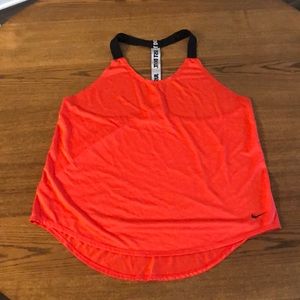 Nike Dri-Fit Loose Fit Tank Top | Large | Red